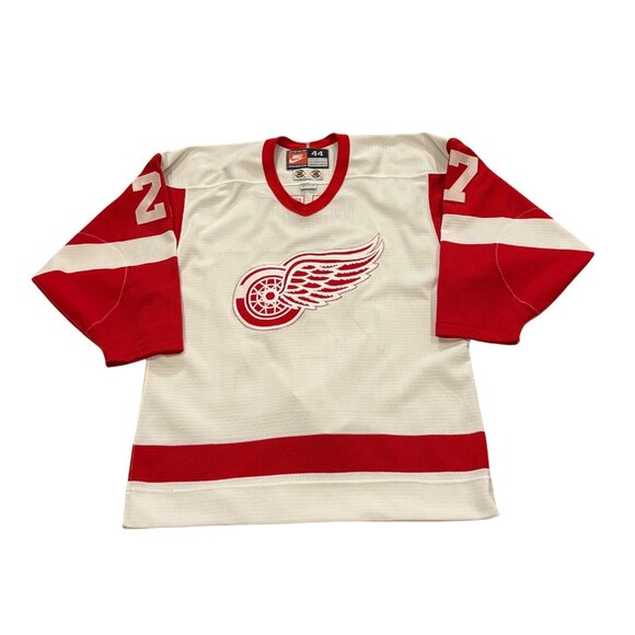 Vintage Nike Detroit Red Wings Aaron Ward #27 Center Ice NHL Authentic Jersey 44 - Picture 2 of 9